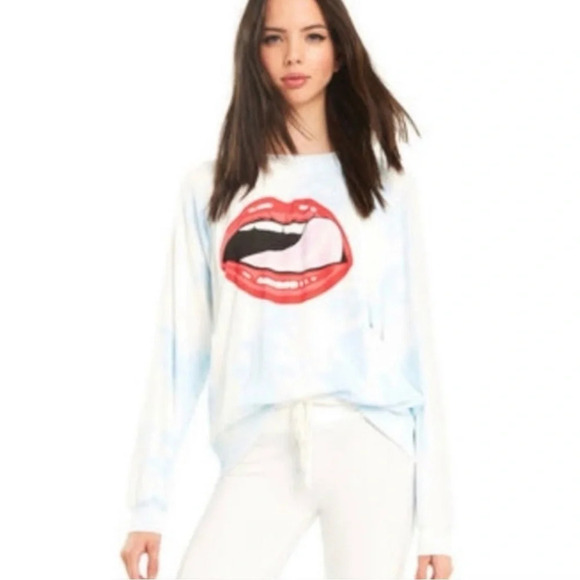 Wildfox Tops - Wildfox Femme Fatale Sommers Pullover
Lightweight Sweater Size Small